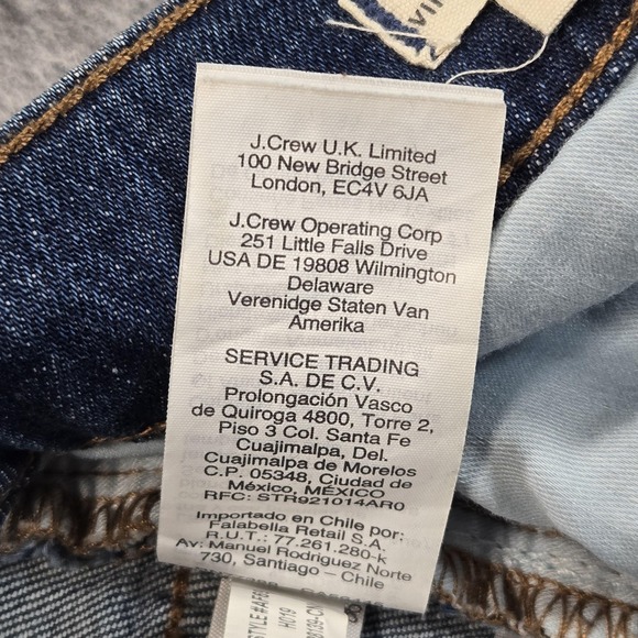 Madewell The Perfect Vintage Jeans Womens 27 Blue High Rise Straight Button Fly - Picture 12 of 15